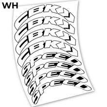 Load image into Gallery viewer, Decal, CBK Speed 80, Road Wheel 80mm, bike sticker vinyl
