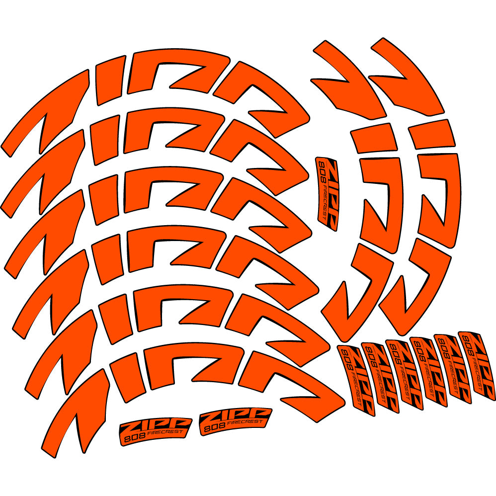 Aufkleber Zipp 808 FC, Road Wheel Profil 88, Sticker Vinyl