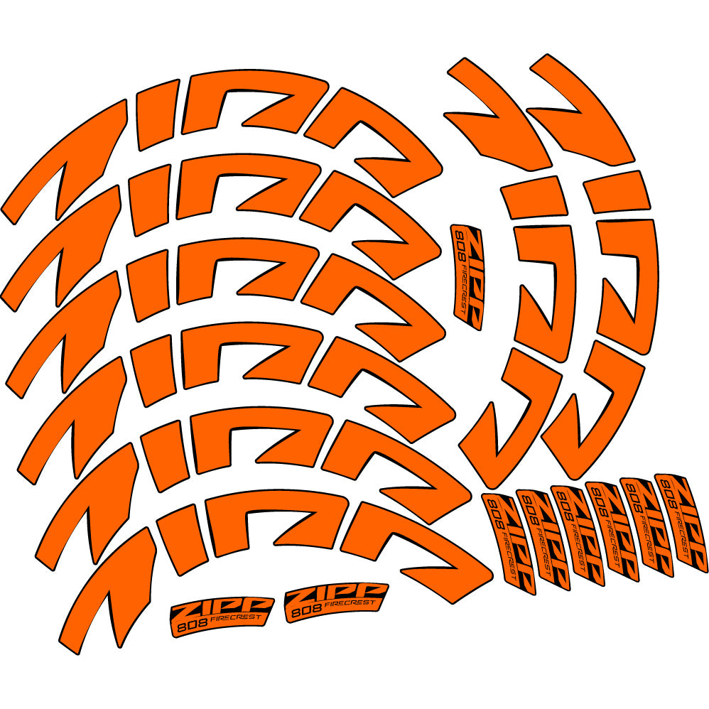 Aufkleber Zipp 808 FC, Road Wheel Profil 88, Sticker Vinyl
