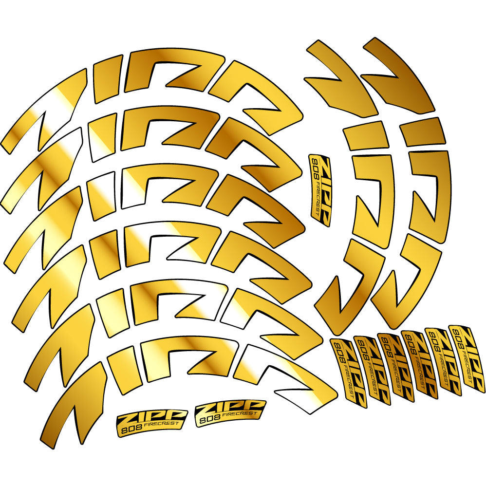 Aufkleber Zipp 808 FC, Road Wheel Profil 88, Sticker Vinyl