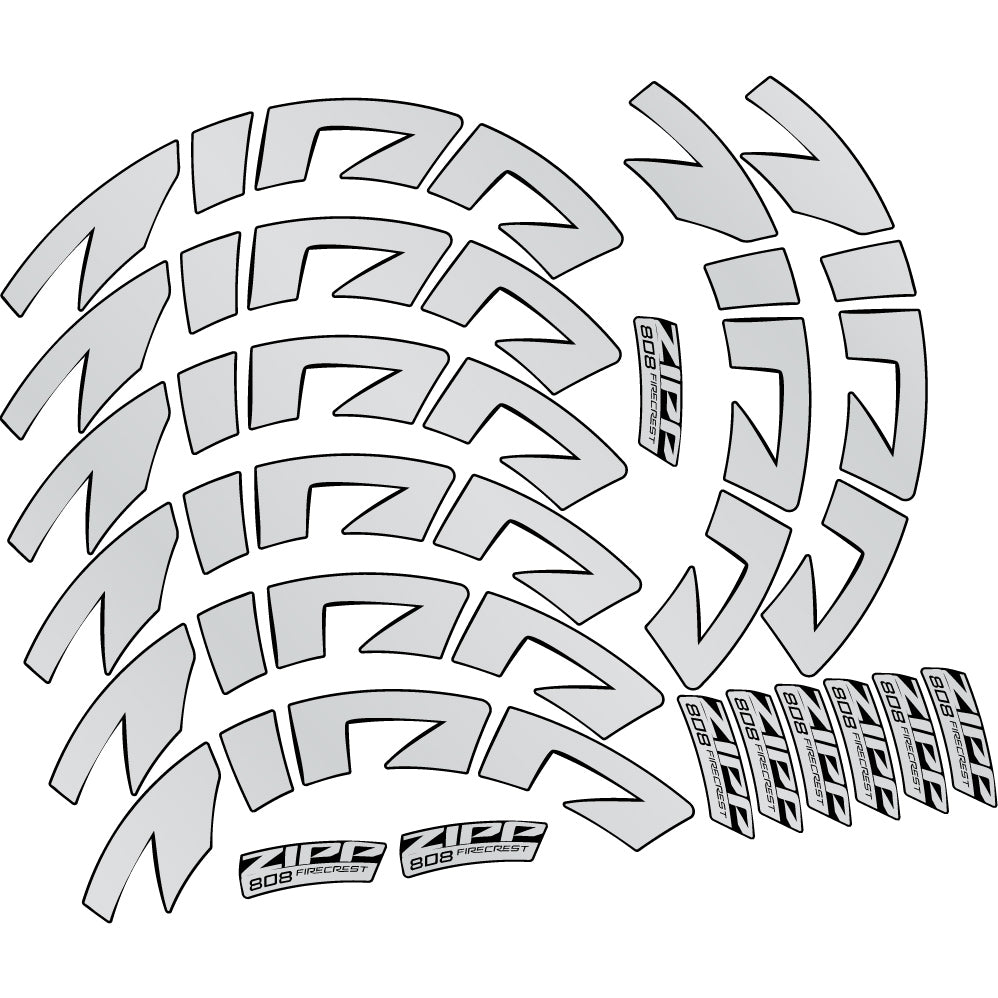 Aufkleber Zipp 808 FC, Road Wheel Profil 88, Sticker Vinyl