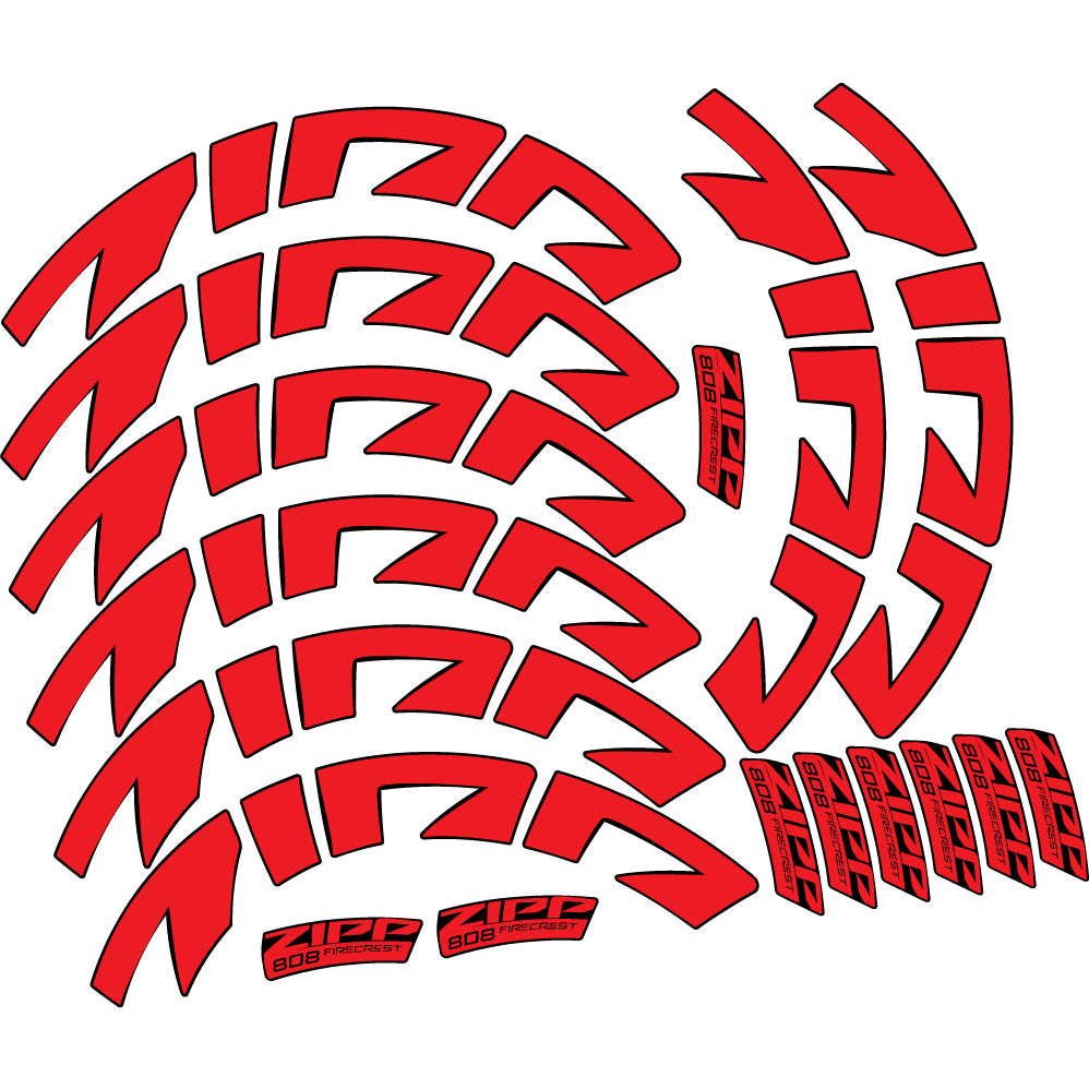 Aufkleber Zipp 808 FC, Road Wheel Profil 88, Sticker Vinyl
