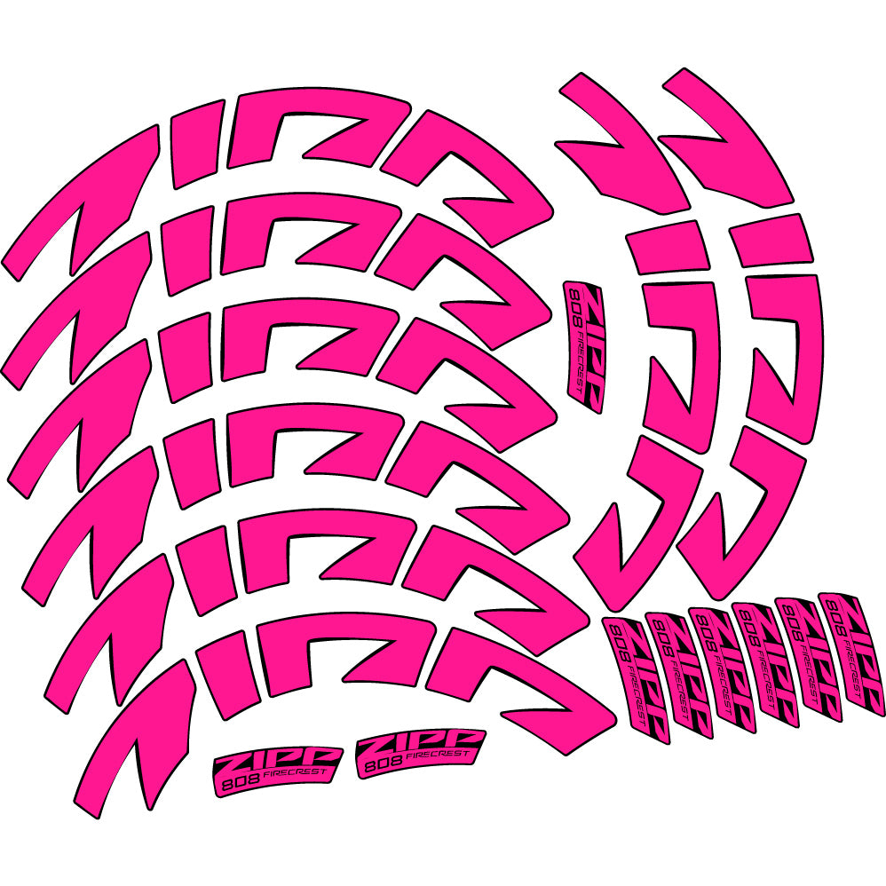 Aufkleber Zipp 808 FC, Road Wheel Profil 88, Sticker Vinyl