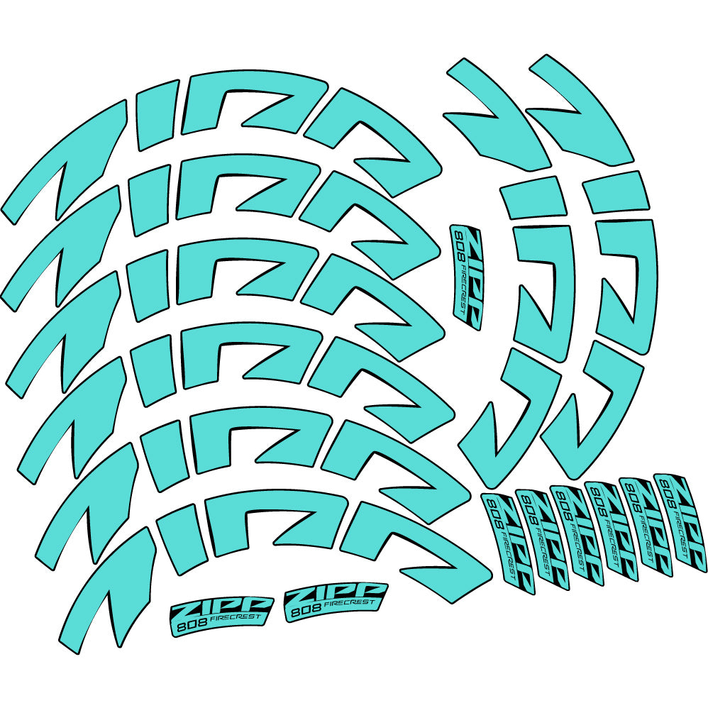 Aufkleber Zipp 808 FC, Road Wheel Profil 88, Sticker Vinyl