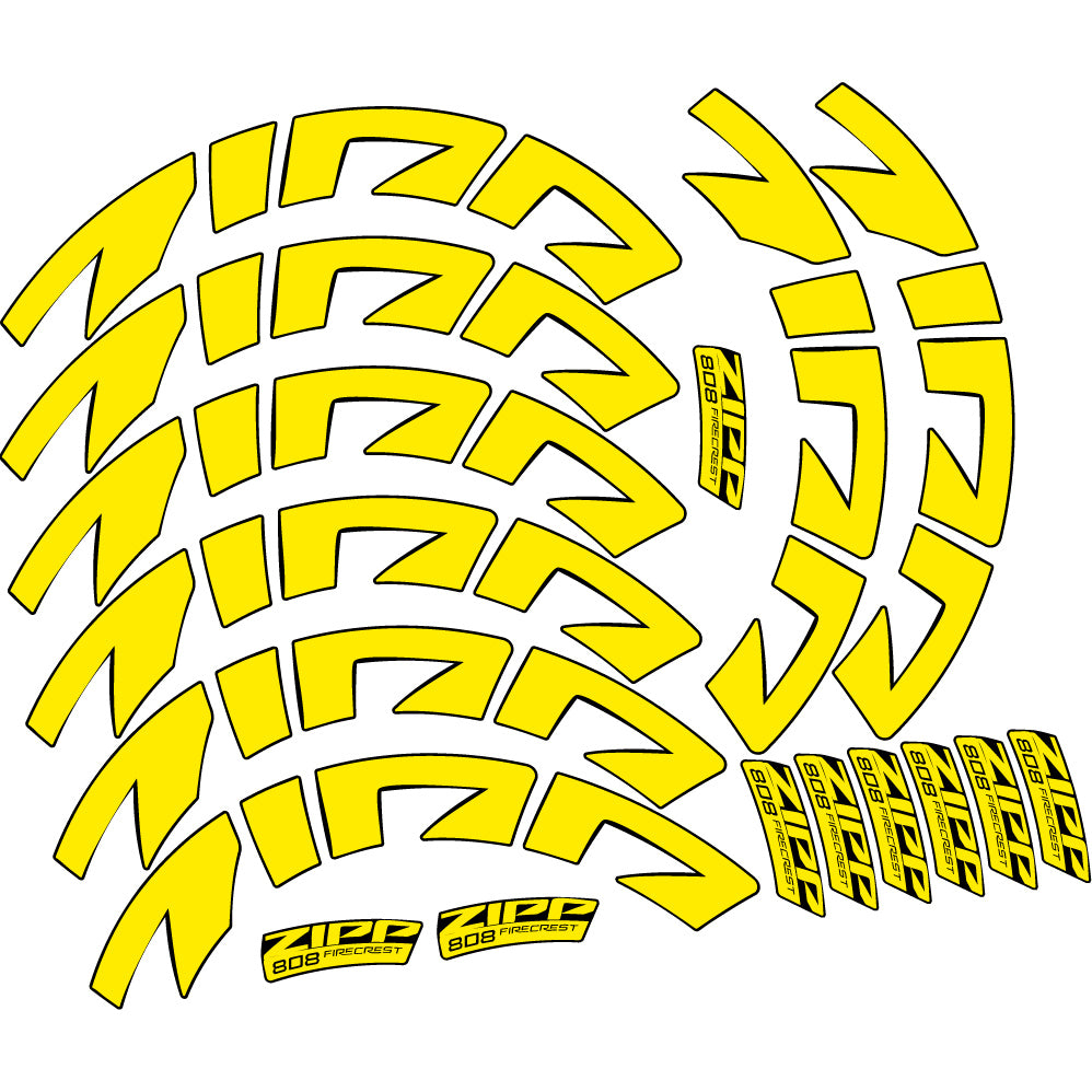 Aufkleber Zipp 808 FC, Road Wheel Profil 88, Sticker Vinyl
