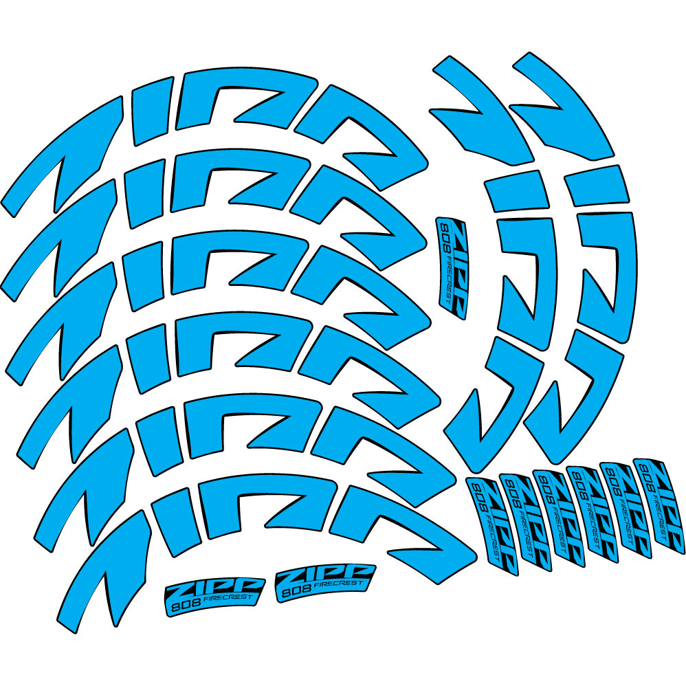 Aufkleber Zipp 808 FC, Road Wheel Profil 88, Sticker Vinyl