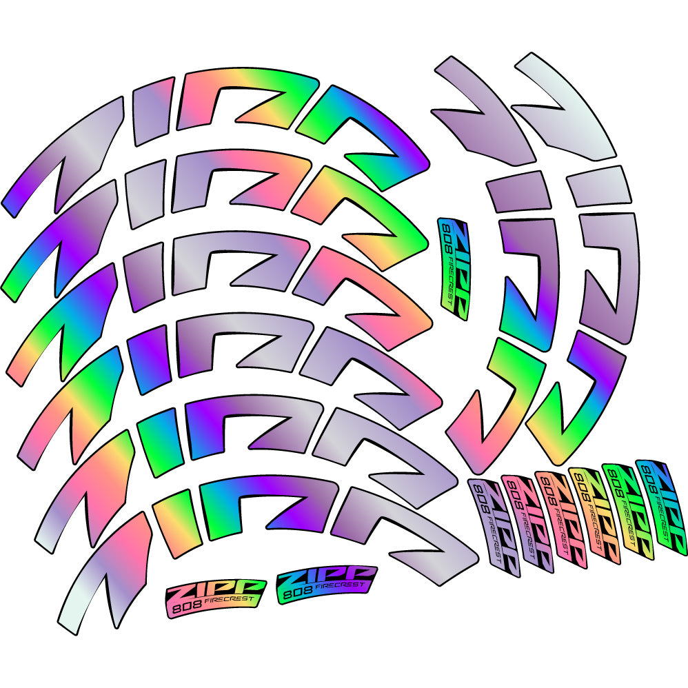 Aufkleber Zipp 808 FC, Road Wheel Profil 88, Sticker Vinyl