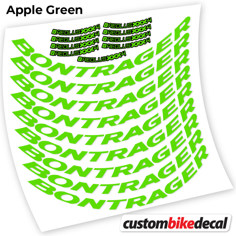 Decal, Bontrager Aeolus XXX4 Disc, Mountain Wheel Bikes Sticker Vinyl