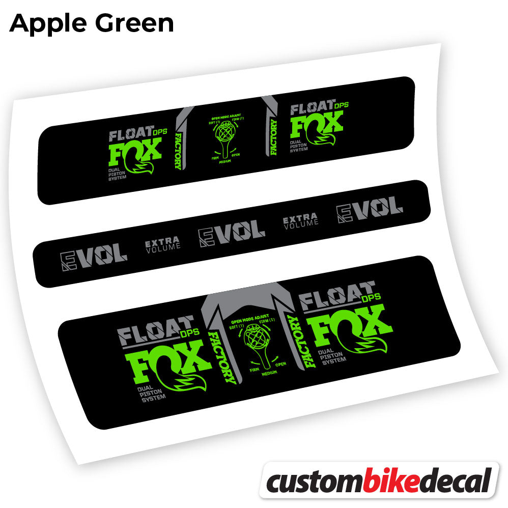 Decal, Fox DPS Factory 2021, Rear Shox Sticker Vinyl