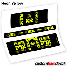 Load image into Gallery viewer, Decal, Fox Float DPS X2 2021, Rear Shox Sticker vinyl
