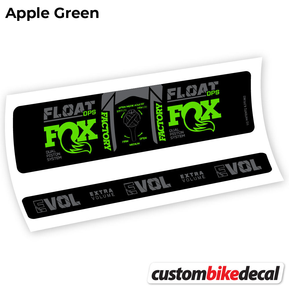 Deccal,  Fox DPS Factory 3Pos 2021, Rear Shox Sticker Vinyl