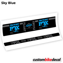 Load image into Gallery viewer, Decal, Fox Float Factory Float, Rear Shox Sticker Vinyl
