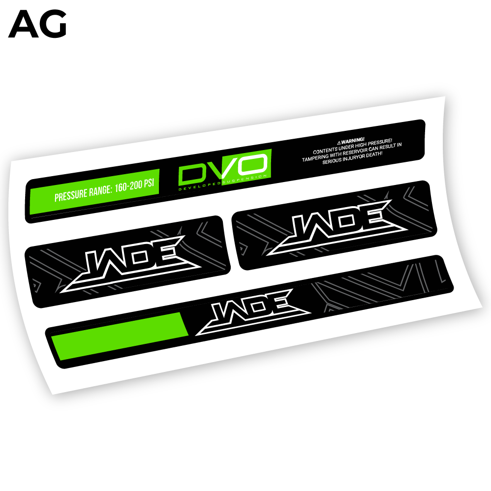 DVO Jade Coil 2019, Rear Shox Sticker Vinyl