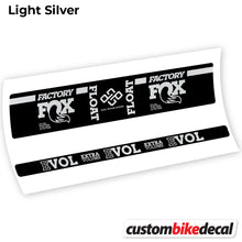 Load image into Gallery viewer, Decal, Fox Float Factory Float, Rear Shox Sticker Vinyl
