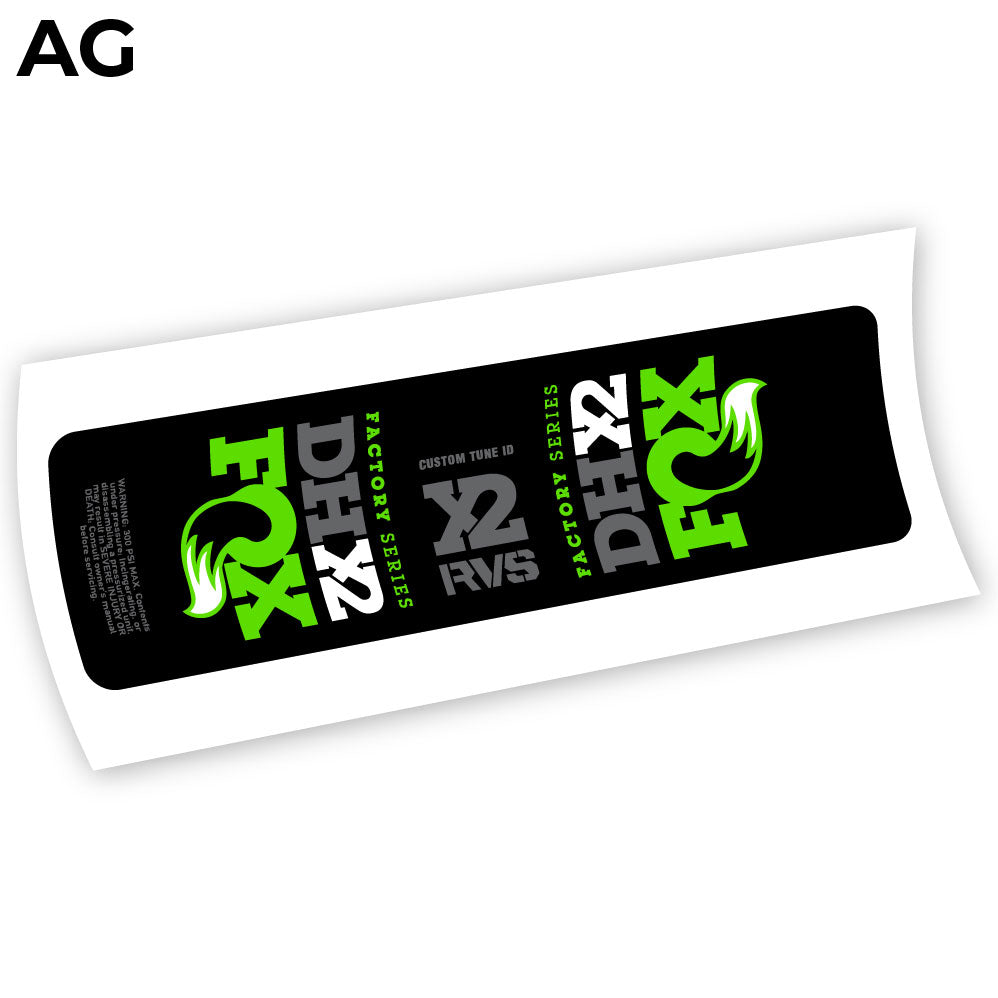 Aufkleber, Fox DHX2 2019, Rear Shox Sticker Vinyl