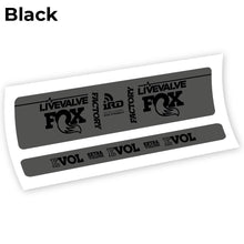 Load image into Gallery viewer, Decal Fox Factory LiveValve IRD Rear Shox sticker vinyl

