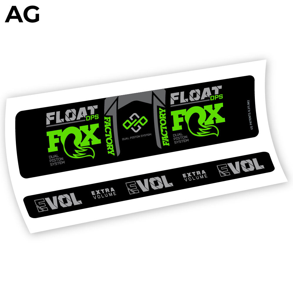 Decal Fox Float DPS 2021, Rear Shox Sticker vinyl