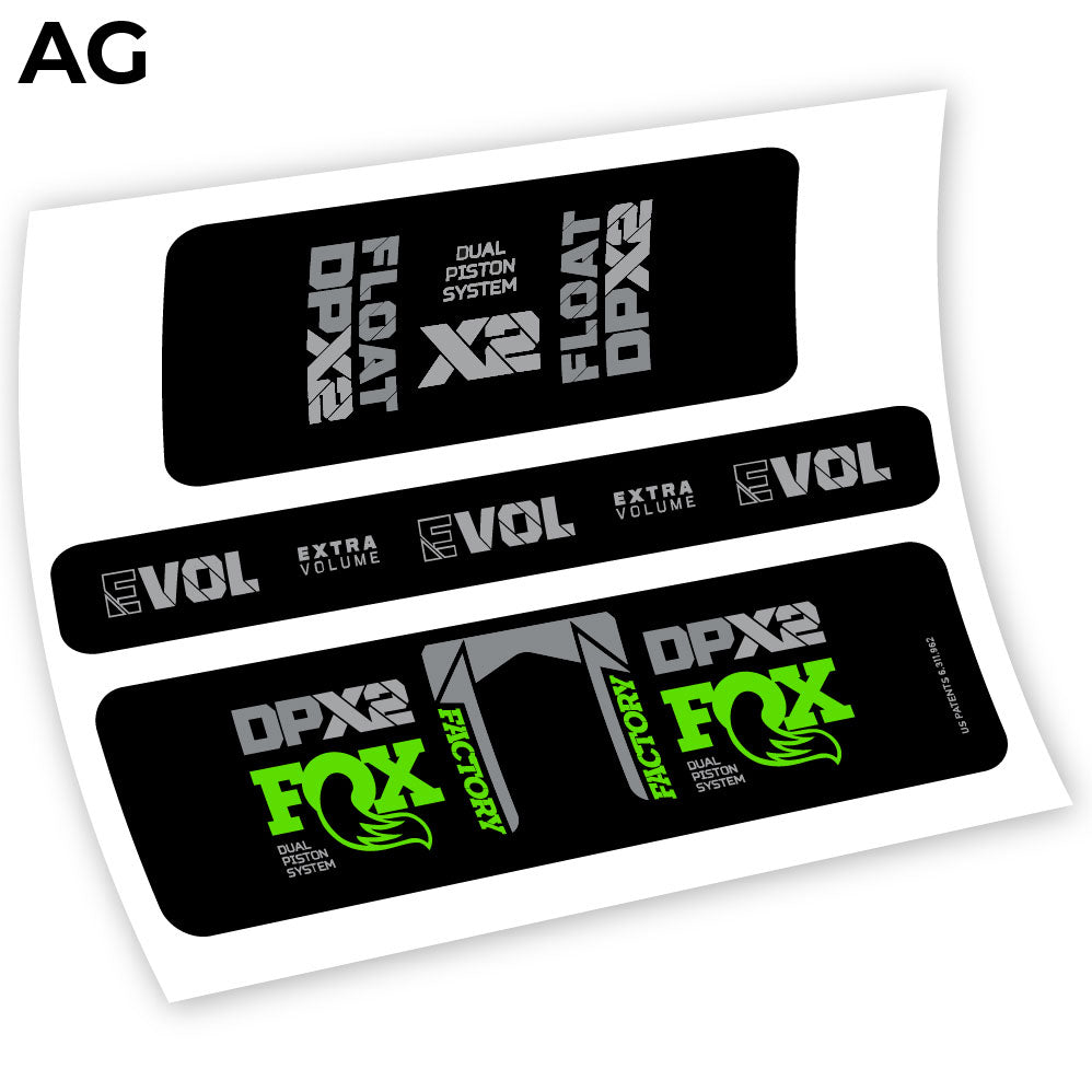 Fox Float Factory Racing DPX2 2021, Rear Shox Sticker Vinyl