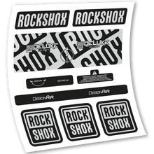 Load image into Gallery viewer, Decal Rock Shox Deluxe Select+, Rear Shox, sticker vinyl
