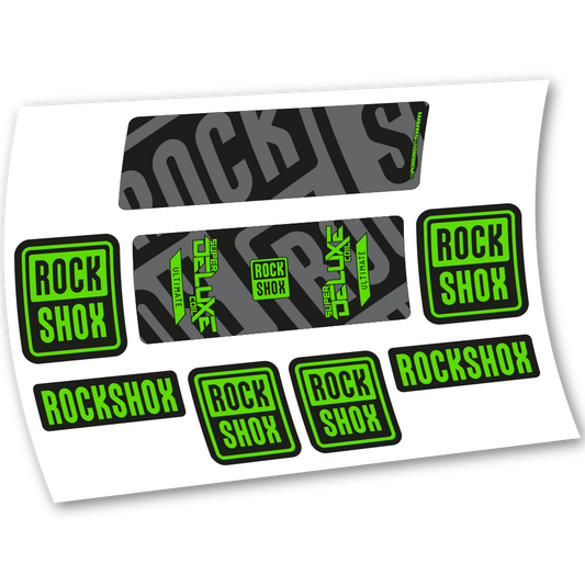 Decal Rock Shox Super Deluxe Ultimate Coil 2020, Rear Shox, sticker vinyl
