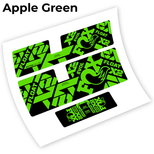 Decal Fox Float X2 2021, Rear Shox, sticker vinyl