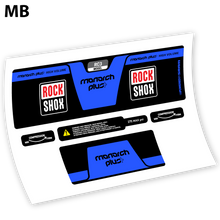 Load image into Gallery viewer, Decal, Rock Shox Monarch Plus High Volume 2014, Rear Shox Sticker vinyl
