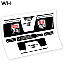 Load image into Gallery viewer, Decal, Rock Shox Monarch Plus High Volume 2014, Rear Shox Sticker vinyl

