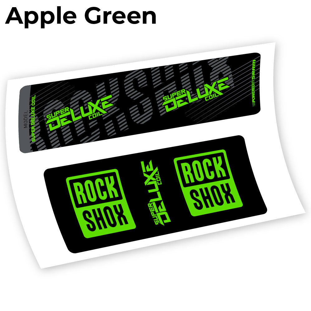 Decal, Rock Shox Deluxe Coil 2018, Rear Shox Sticker vinyl